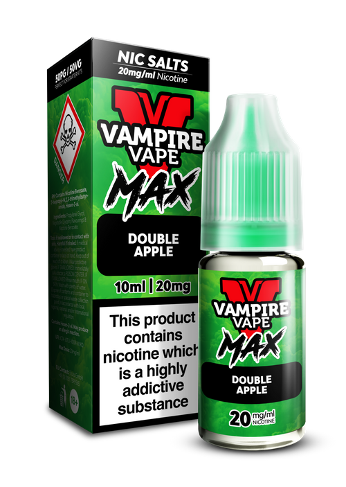 VAMPIRE VAPE MAX - DOUBLE APPLE - 10MG / 20MG