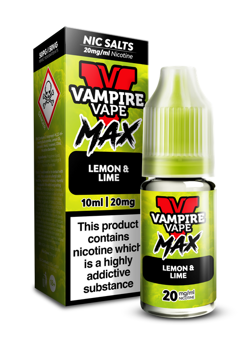 VAMPIRE VAPE MAX - LEMON & LIME - 10MG / 20MG