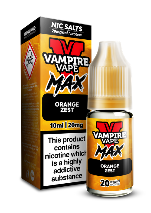 VAMPIRE VAPE MAX - ORANGE ZEST - 10MG / 20MG