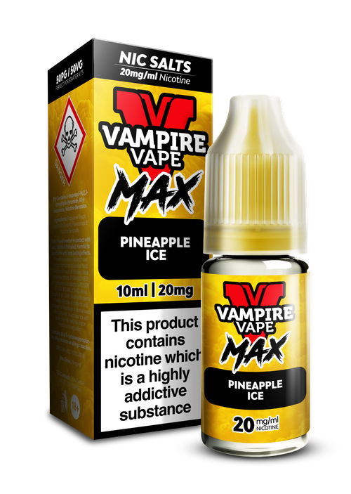 VAMPIRE VAPE MAX - PINEAPPLE ICE - 10MG / 20MG