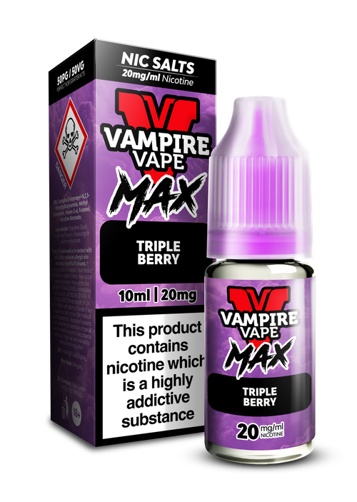 VAMPIRE VAPE MAX - TRIPLE BERRY - 10MG / 20MG
