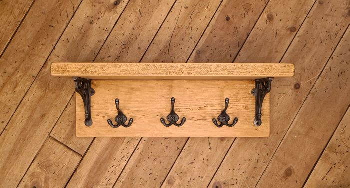 Shelving and Coat Hooks