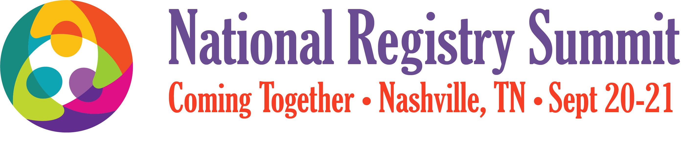 2022 National Registry Summit Logo