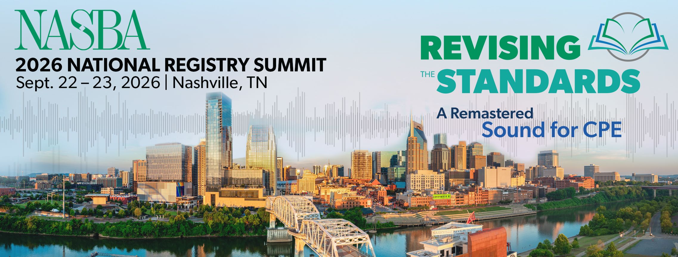 Image of Nashville with NASBA logo and Registry Summit Branding