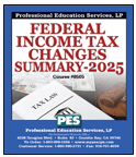 Federal Income Tax Changes Summary - 2025