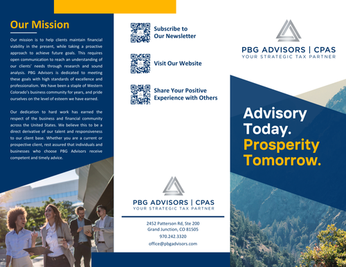 Advisory Today. Prosperity Tomorrow.