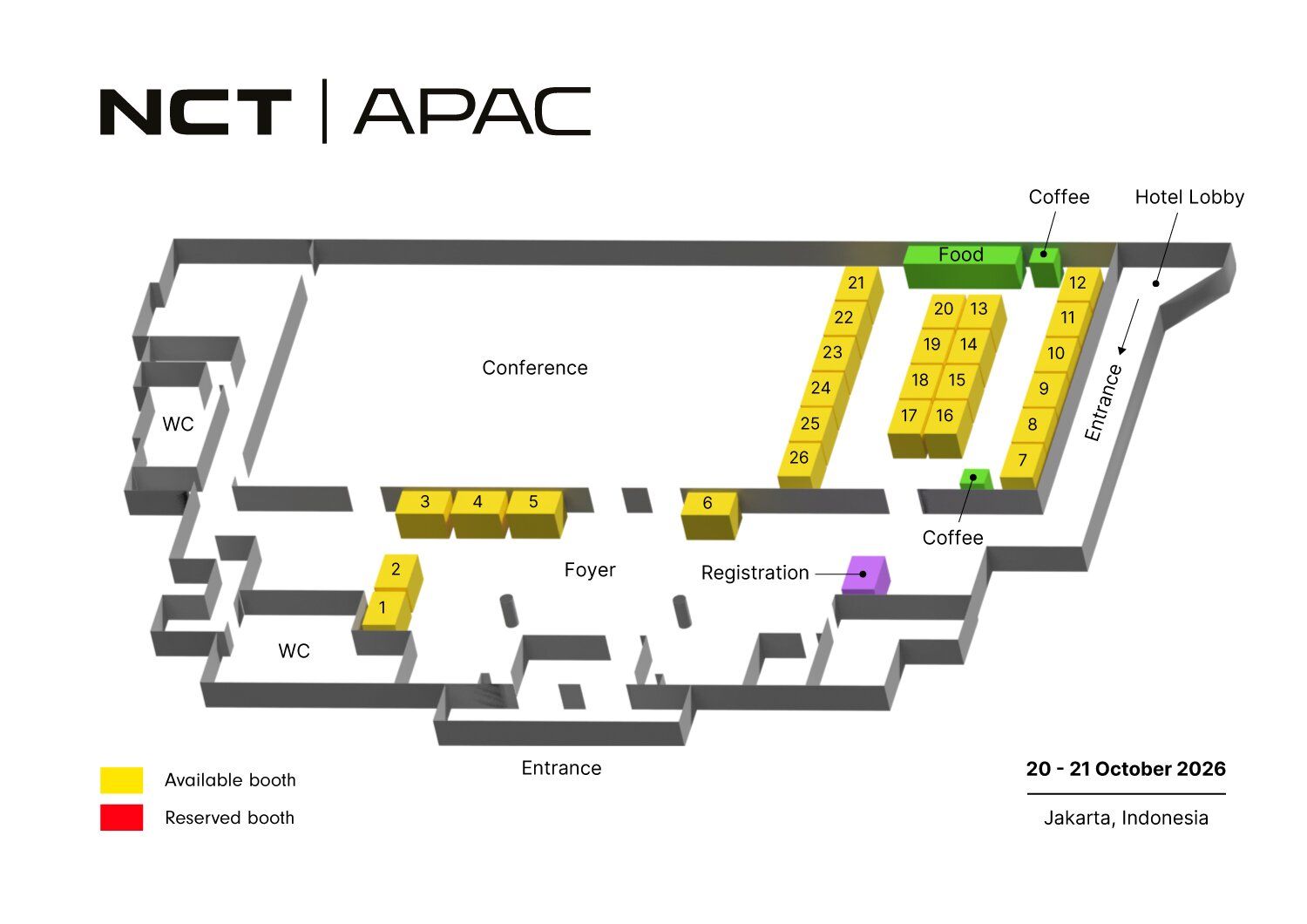 nct  apac 2026 floor plan