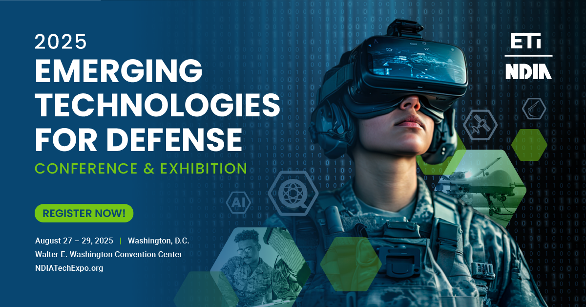 2025 Emerging Technologies for Defense Conference & Exhibition