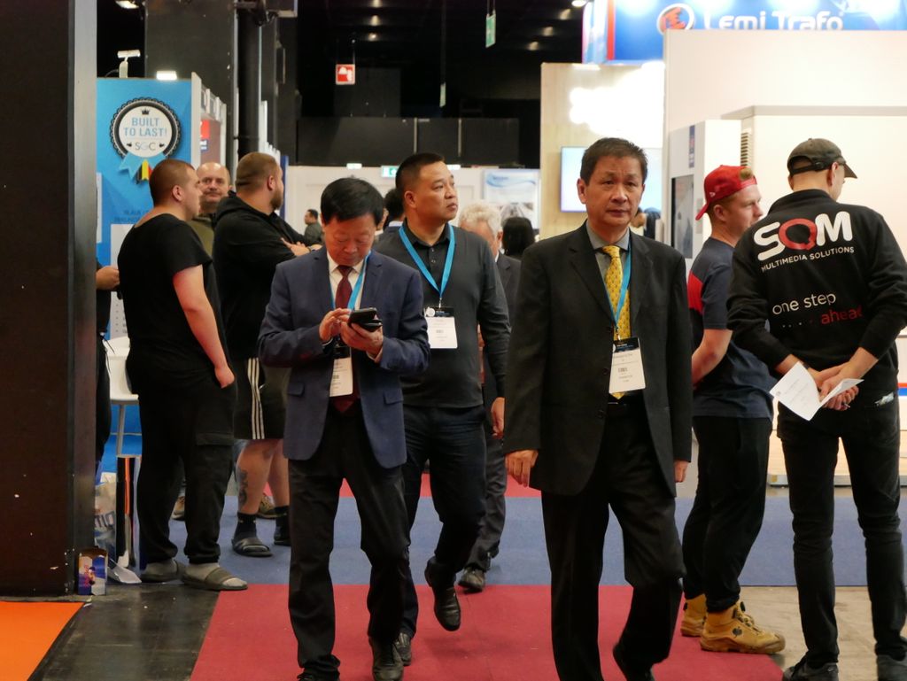 Busy Expo Aisle 2025