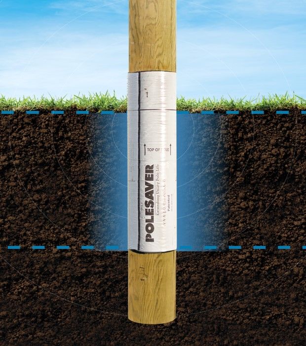 25-Year Independent Field Test Confirms: Polesaver Rot-Guard™ Sleeves Effectiveness 