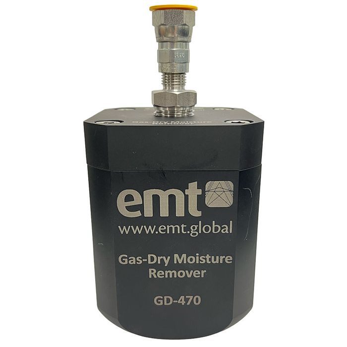 Gas-Dry Online Moisture Removal