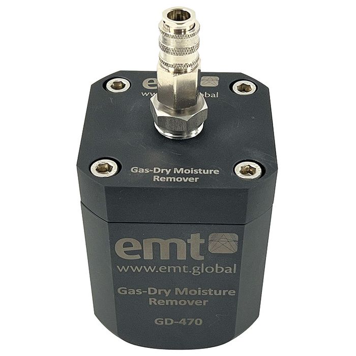 Gas-Dry Online Moisture Removal