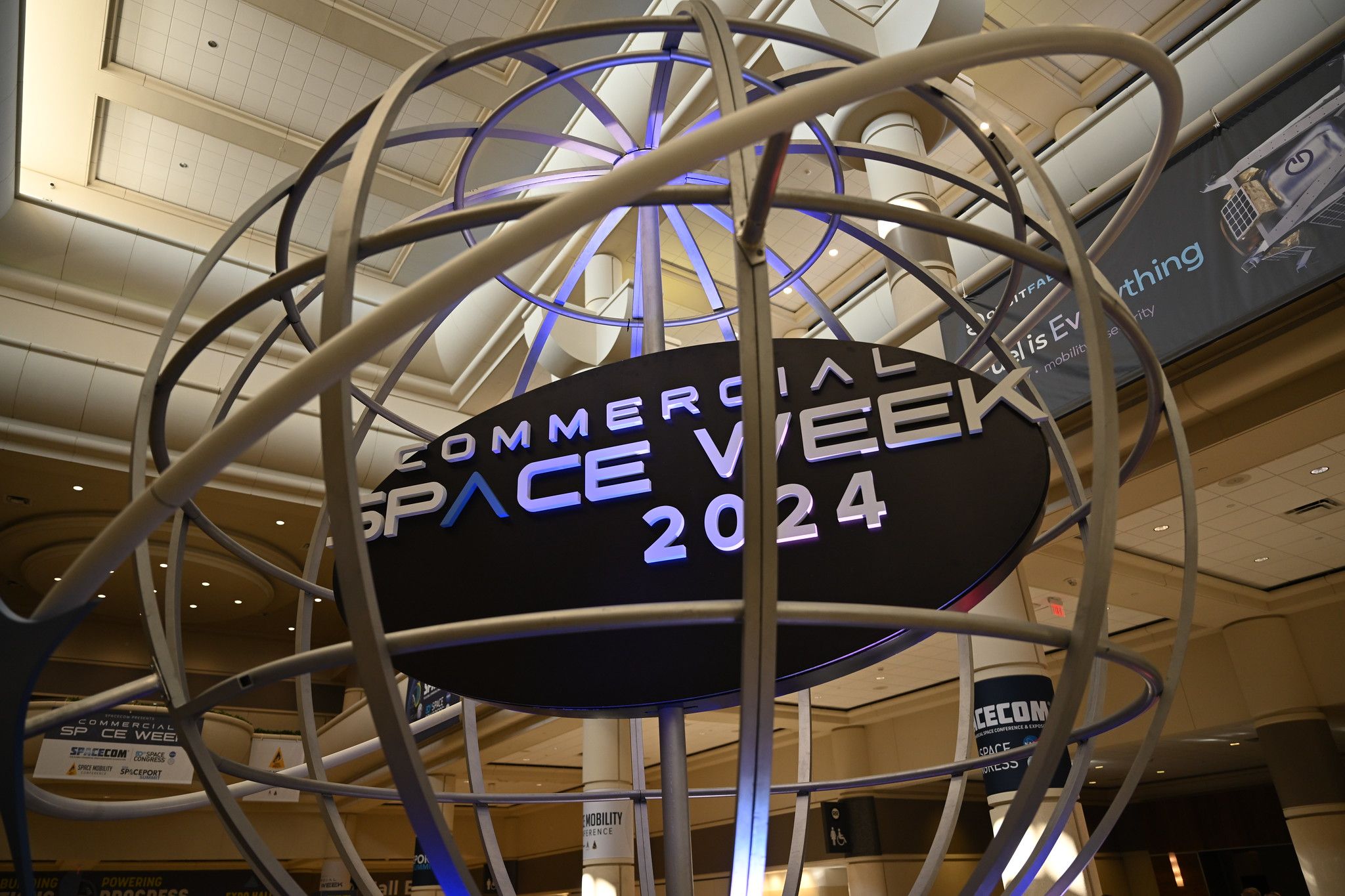 Commercial Space Week lobby