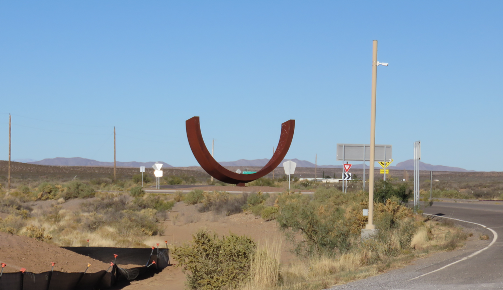 Spaceport America Sculpture - Photo by Doug Mohney