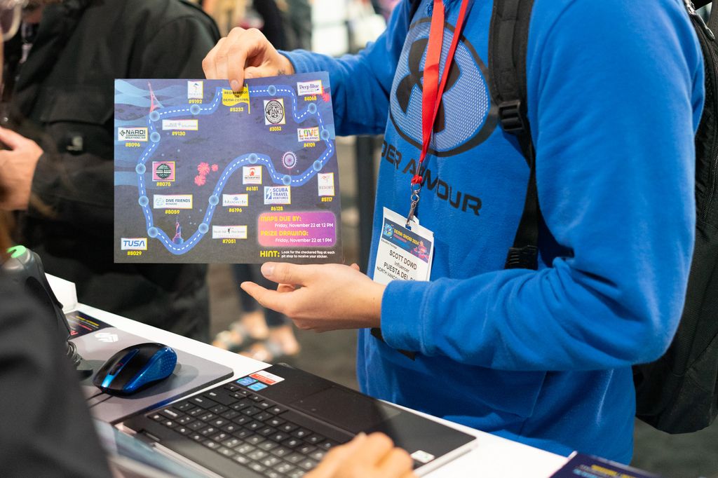 DEMA Show Treasure Hunt Map