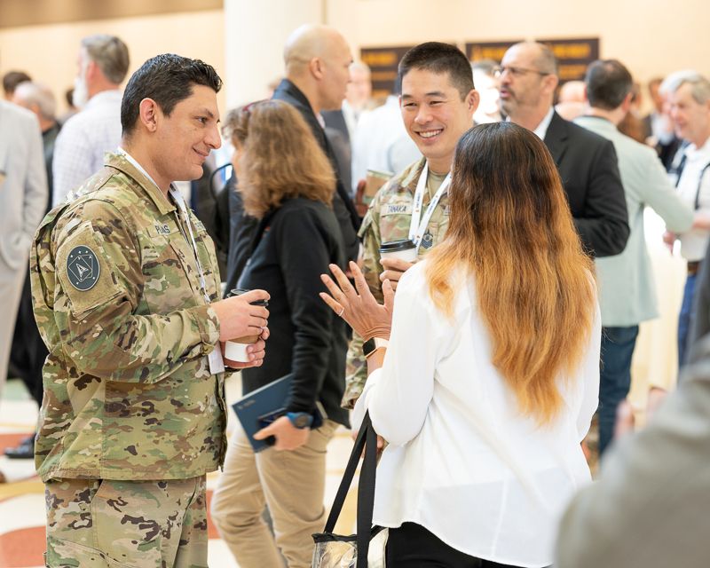 government and military attend spacecom