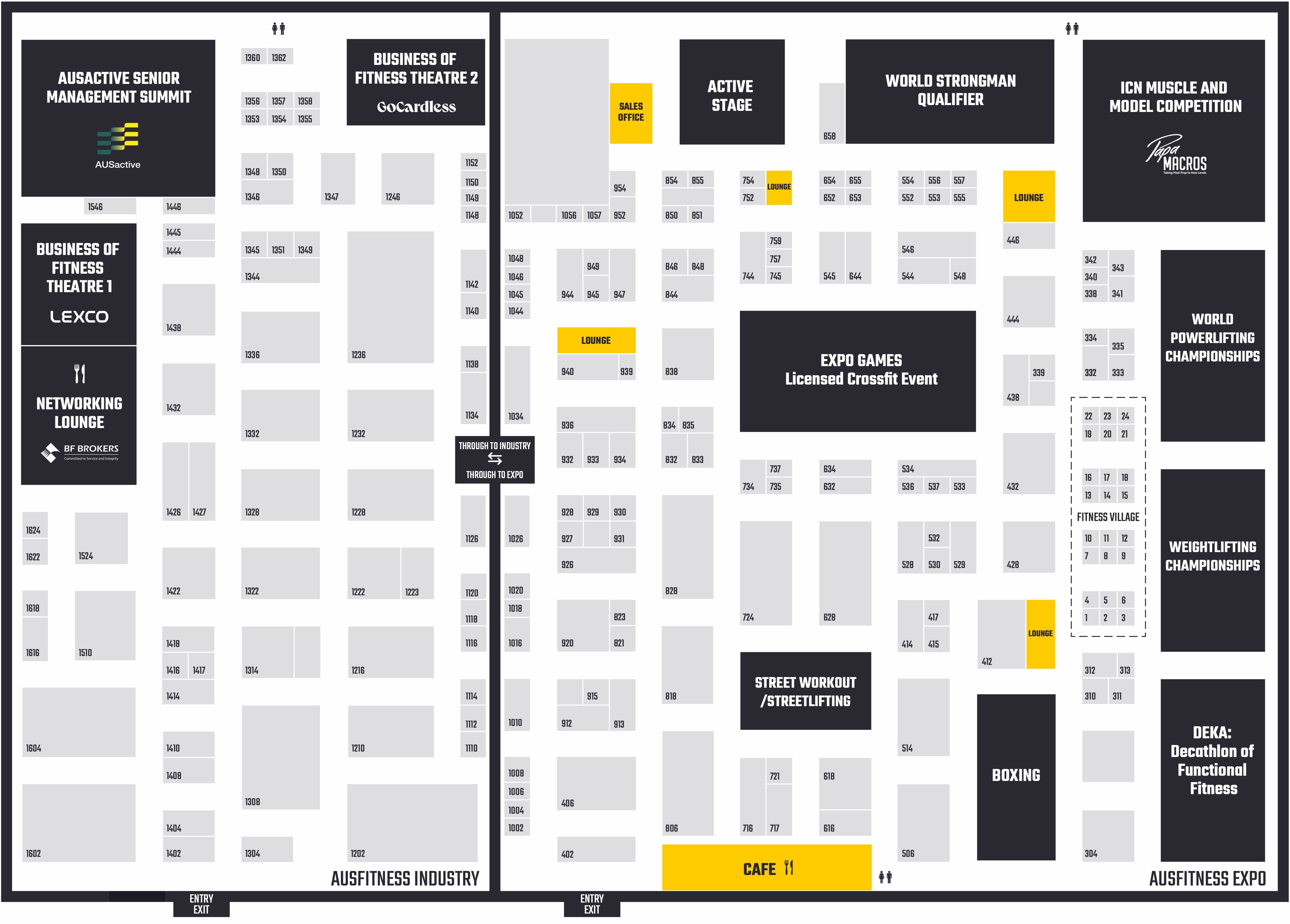 AusFitness Floorplan