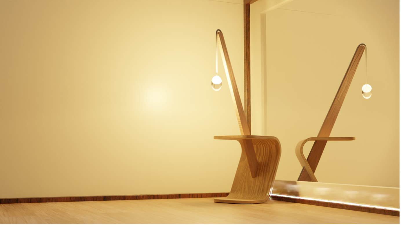 Crane Lamp Table