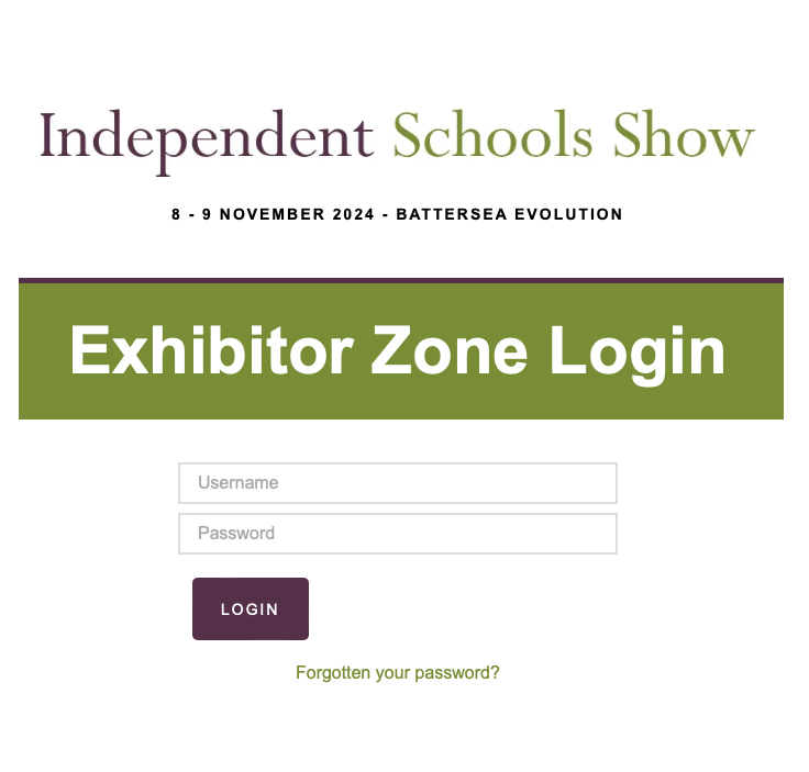 Exhibitor Login