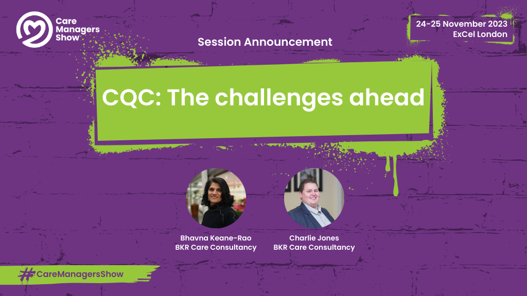 Session announcement: CQC – The challenges ahead