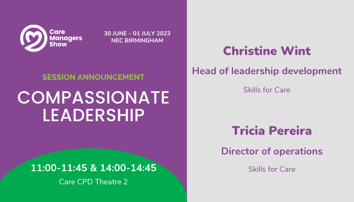 Session announcement: Compassionate leadership