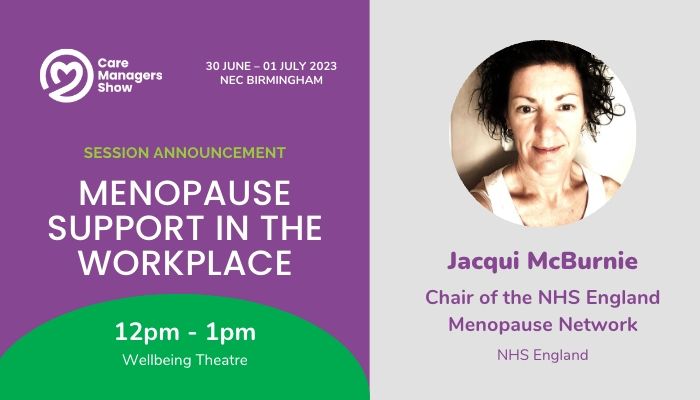 Session announcement: Menopause support in the workplace