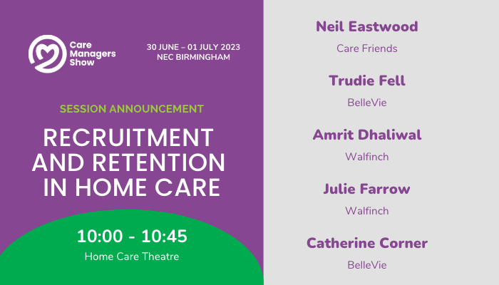 Session announcement: Recruitment and retention in home care