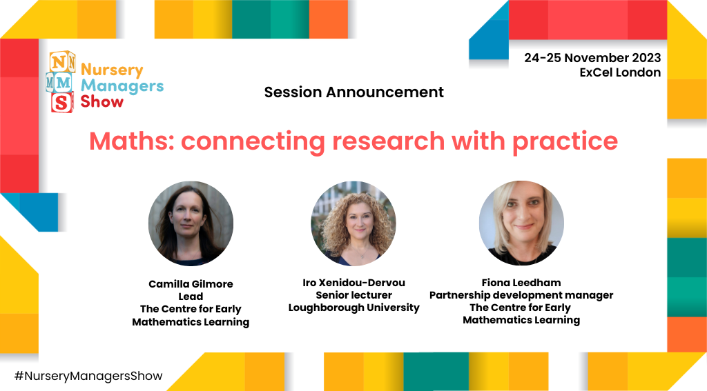 Session announcement: Maths – connecting research with practice
