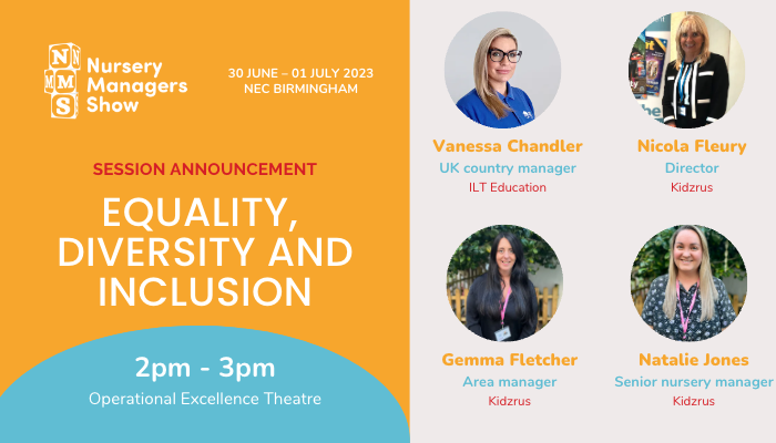 Session announcement: Equality, diversity and inclusion