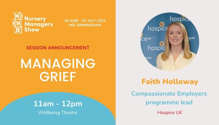 Session announcement: Managing grief