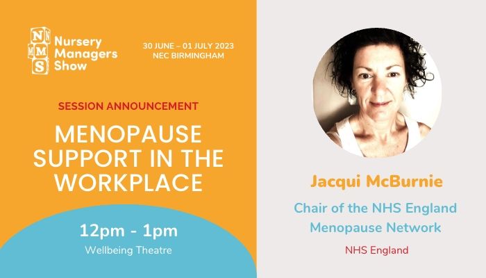Session announcement: Menopause support in the workplace