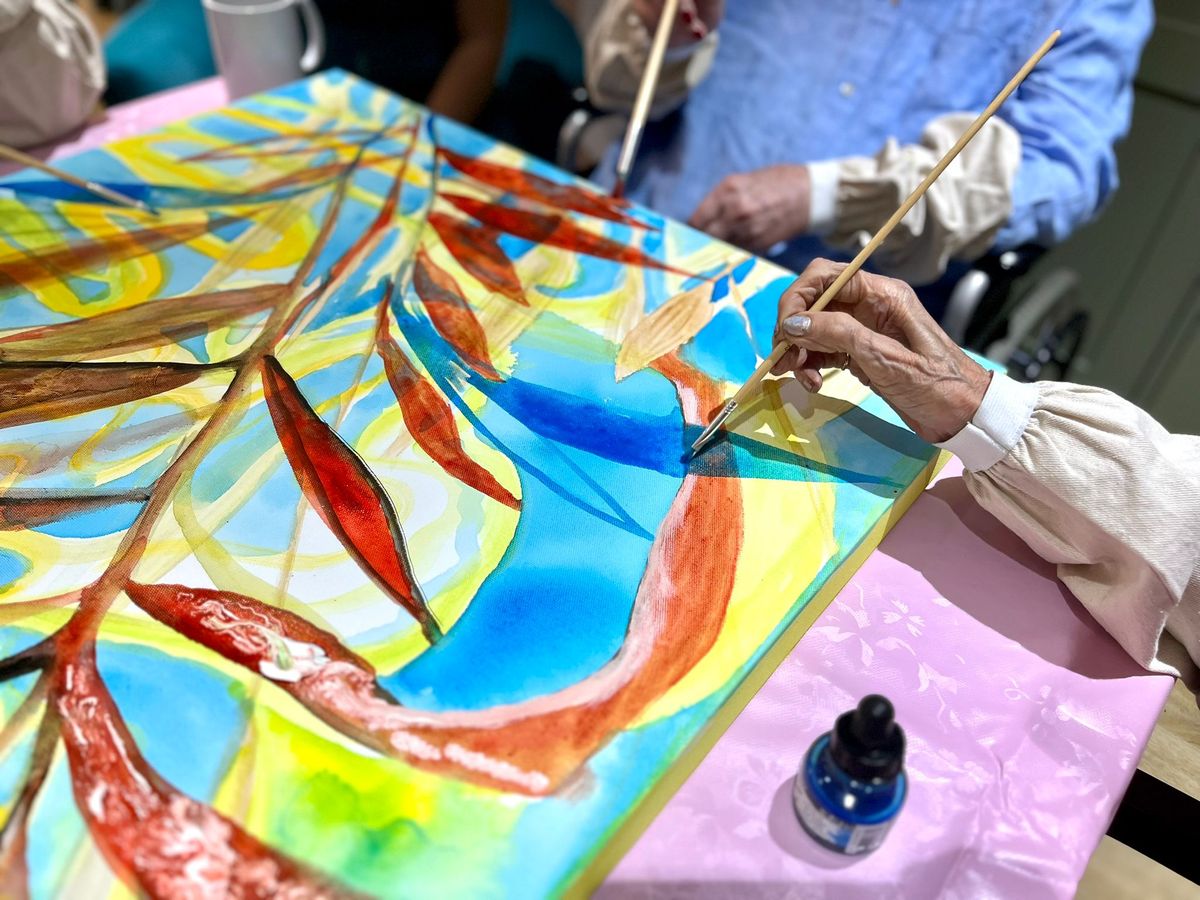 The benefits of art in care homes: Transforming lives in dementia
