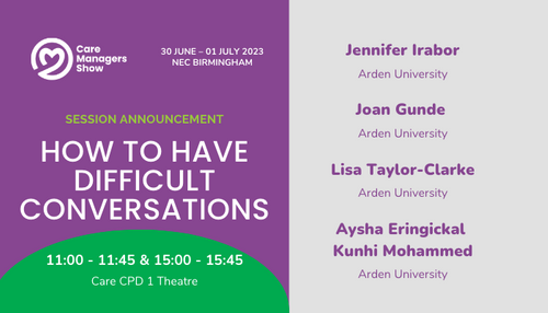 Session announcement: How to have difficult conversations