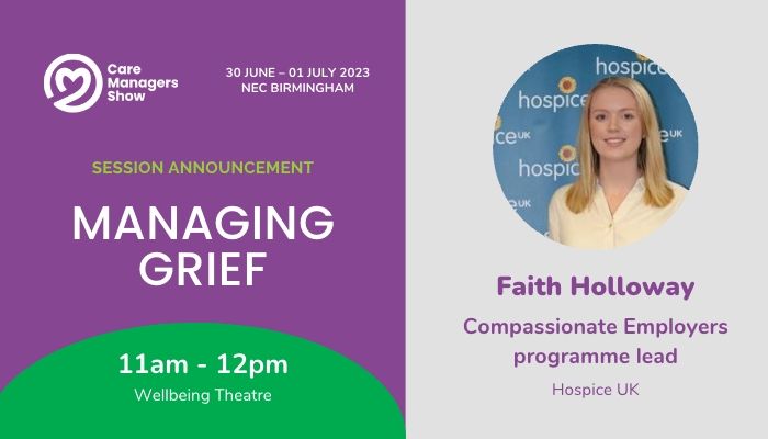 Session announcement: Managing grief