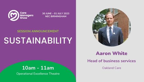 Session announcement: Sustainability