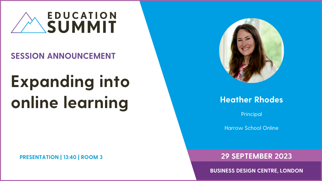 Session announcement: Expanding into online learning