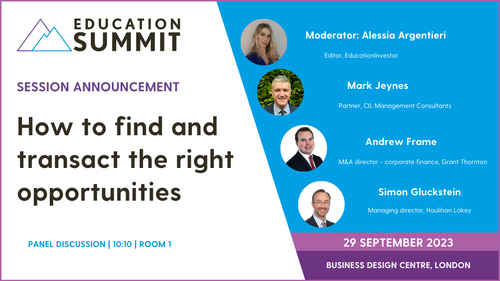 Session announcement: How to find and transact the right opportunities