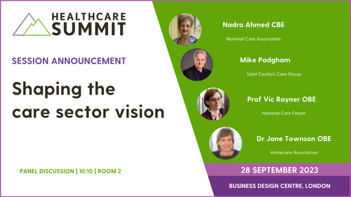 Session announcement: Shaping the care sector vision