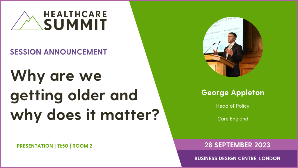 Session announcement: Why are we getting older and why does it matter?