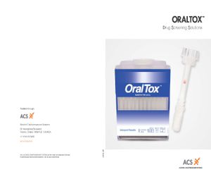 ORALTOX 5 PANEL ORAL/SALIVA DRUG TESTER
