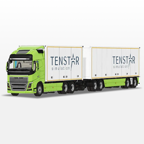 Tenstar simulator: Truck with Trailer