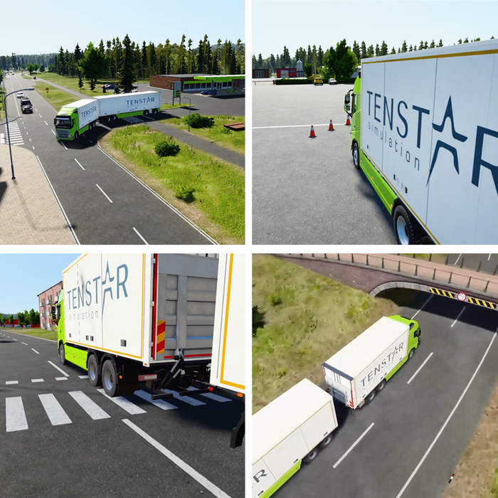 Tenstar simulator: Truck with Trailer