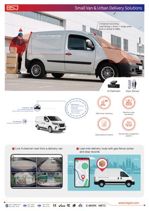 BSJ small Van&Urban Delivery solution