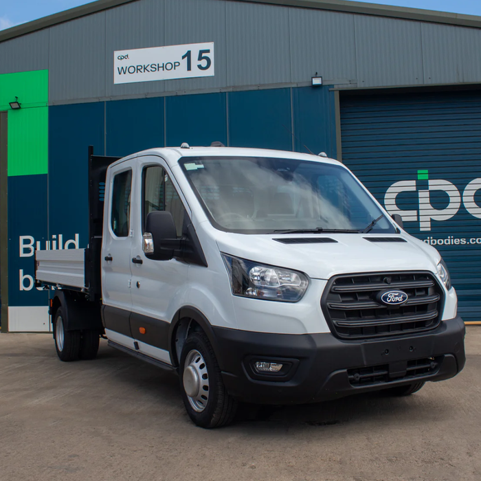 Ford Transit Tipper Diesel L3 Manual Double Cab 165ps frozen white