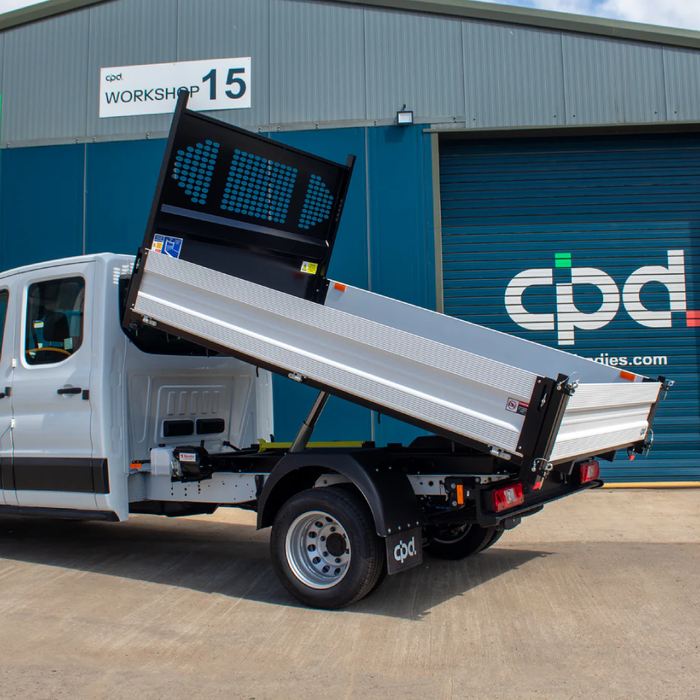 Ford Transit Tipper Diesel L3 Manual Double Cab 165ps frozen white