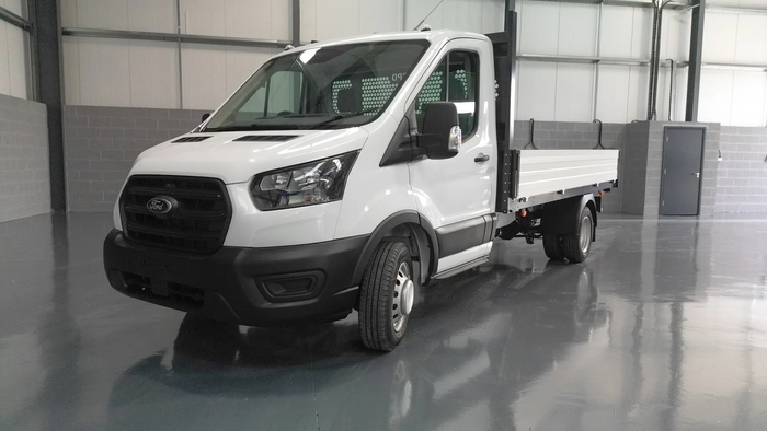 Ford Transit Praevia Dropside Diesel L3 Manual Single Cab 165ps Frozen White
