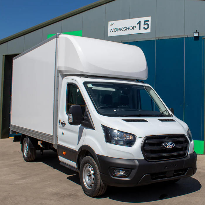 Ford Transit Luton 2L Diesel L3 Manual Single Cab 165ps Frozen White