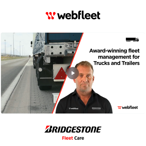 HGV/Truck Tracking and Fleet Management from Webfleet