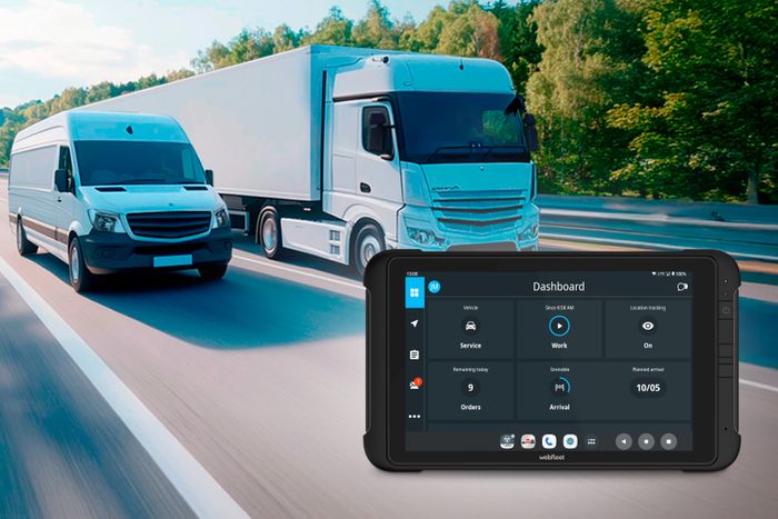 Webfleet introduces its new Driver Terminal PRO X: a rugged, high-performance tablet for fleet professionals