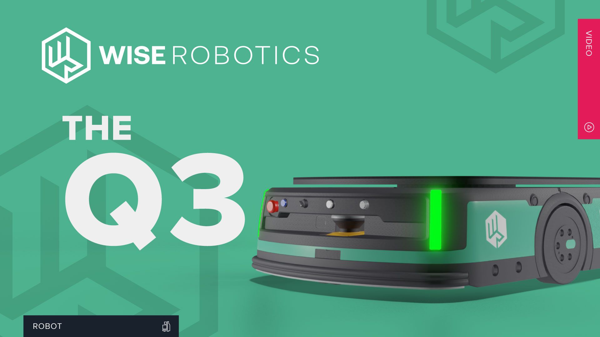 The Q3 AMR (Autonomous Mobile Robot) | Wise Robotics